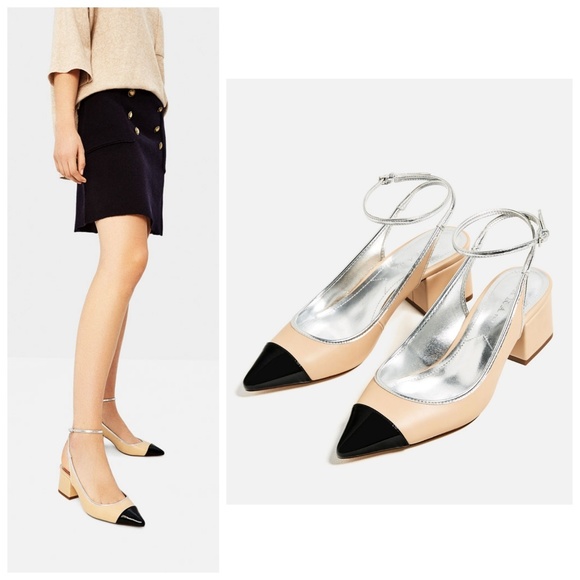 Chanel style shoes zara Clearance